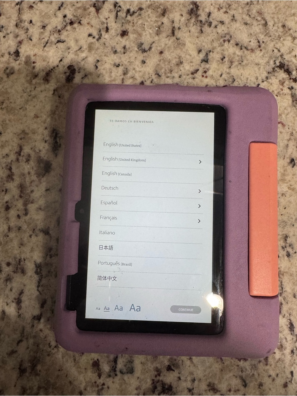 Amazon Kids fire tablet